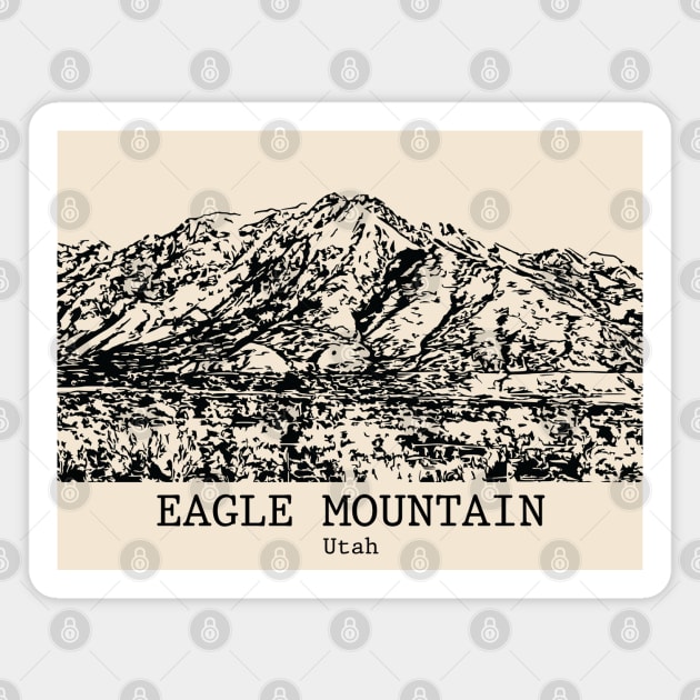Eagle Mountain - Utah Magnet by Lakeric